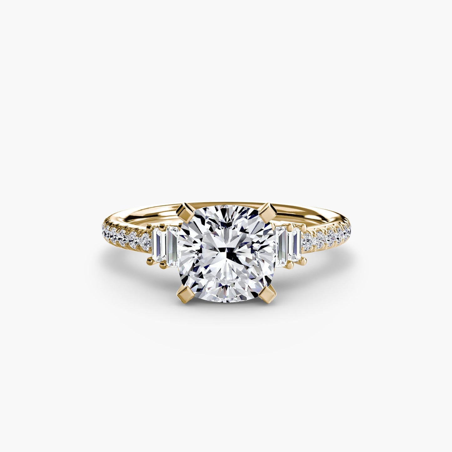 Setting Gold with Gemstone – angle view