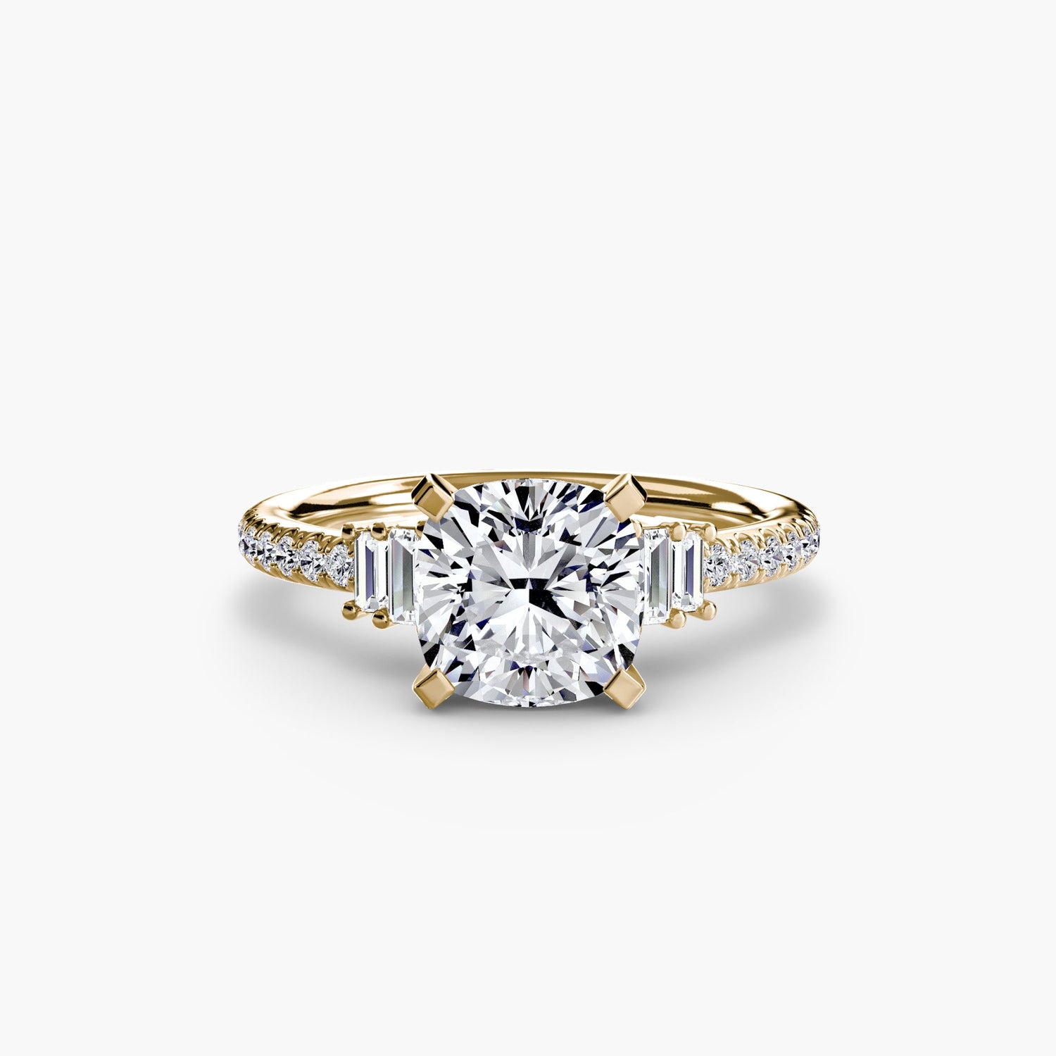Setting Gold with Gemstone – angle view