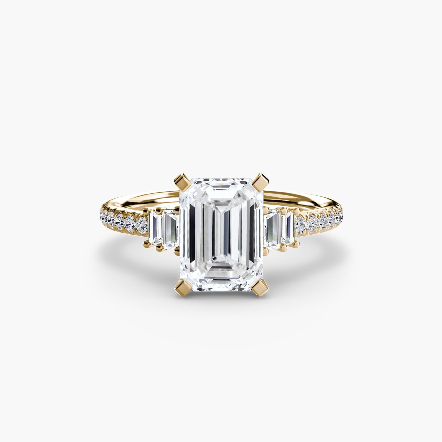 Setting Gold with Gemstone – back view