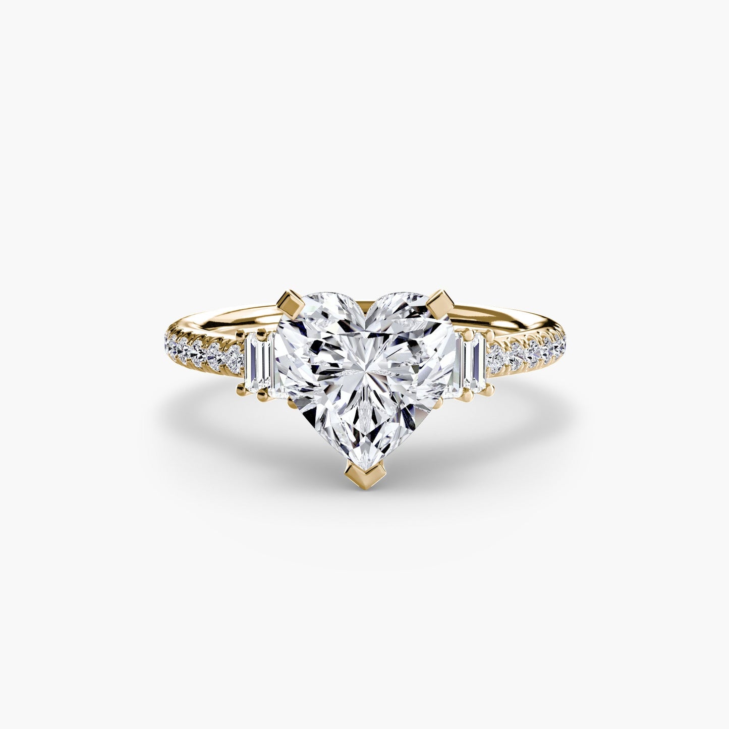 Earth-Mined Gemstone Setting ct Gold – detail view