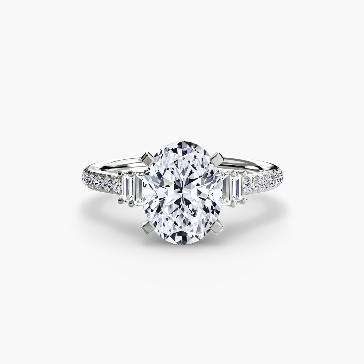 Setting Gold with Gemstone – profile view