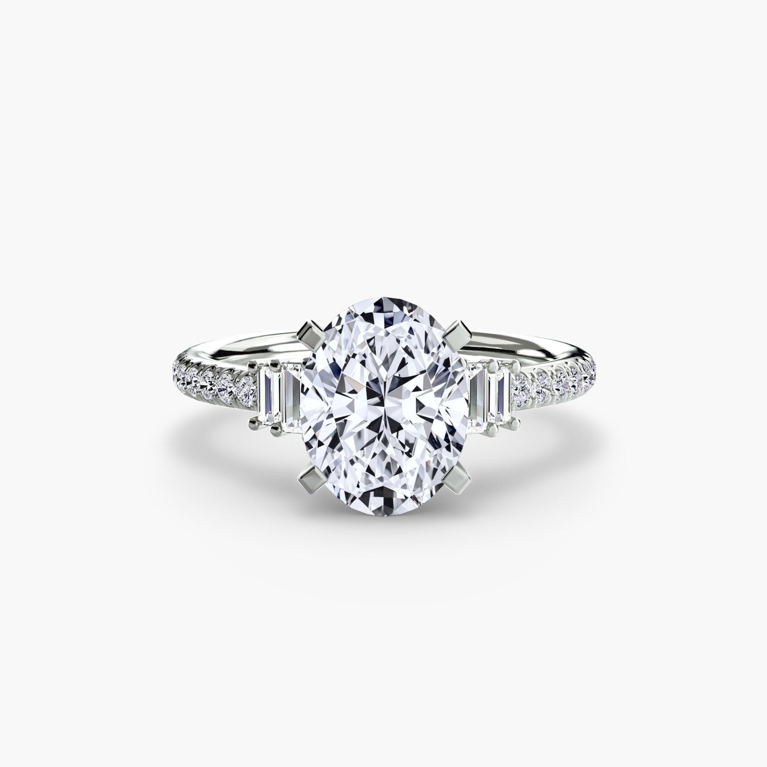 Setting Gold with Gemstone – profile view