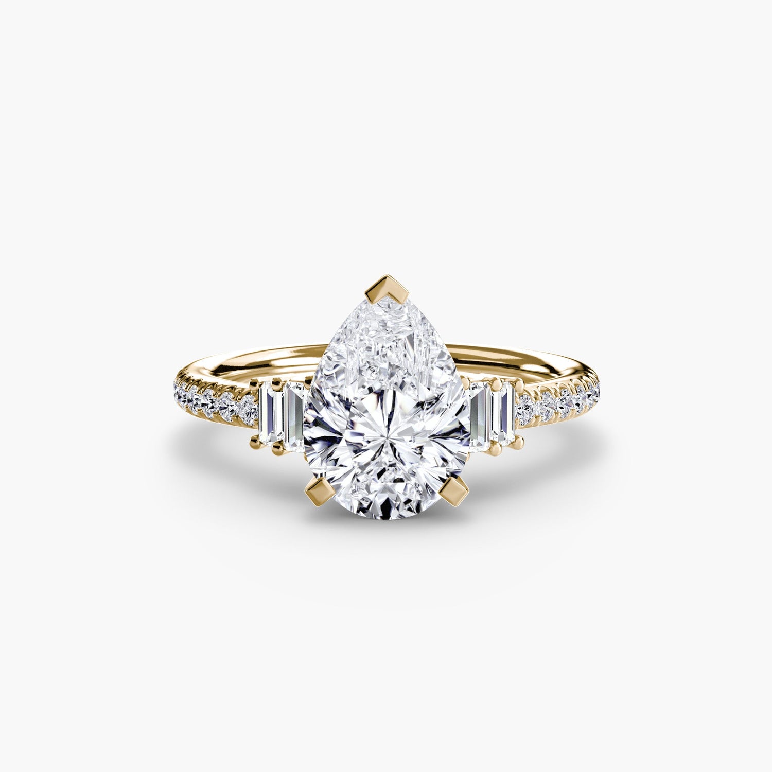 Gemstone Setting -ct Gold – top view