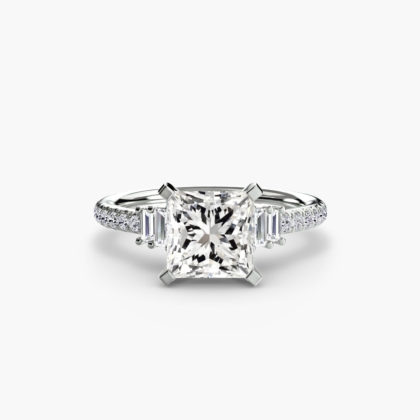 Dazzling Gemstone Setting ct – side view