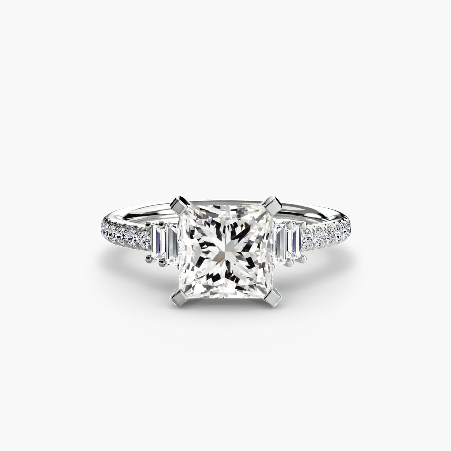 Dazzling Gemstone Setting ct – side view