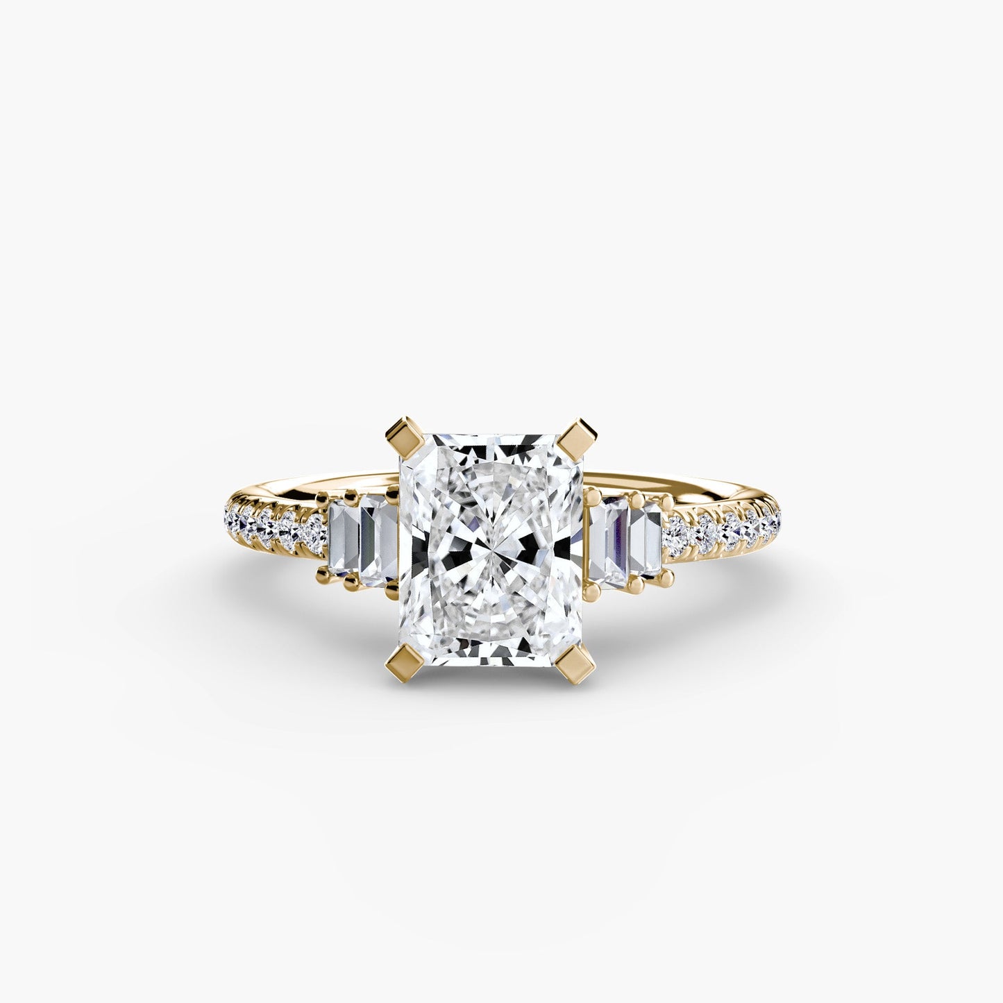 Earth-Mined Gemstone Setting ct Gold – alternate view
