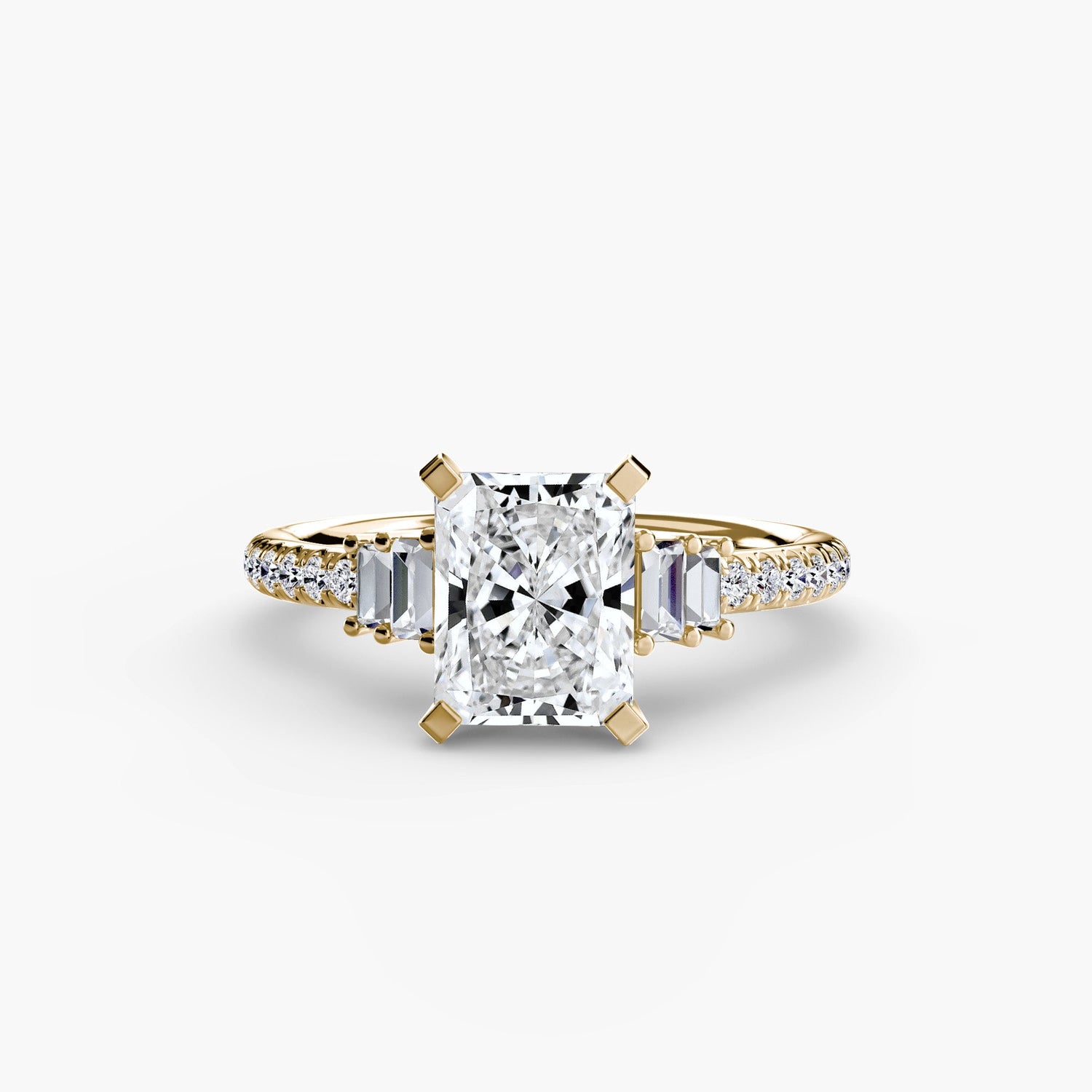 Earth-Mined Gemstone Setting ct Gold – alternate view