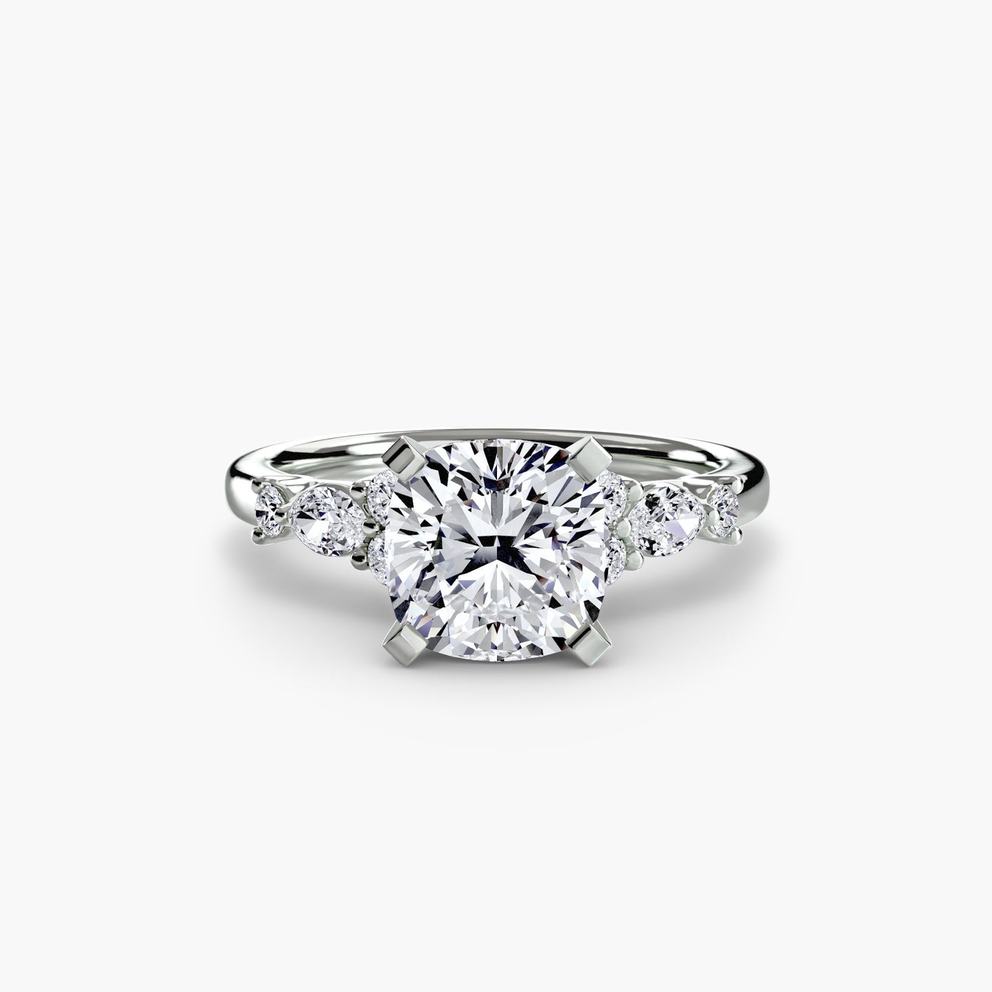 Setting Gold with Precious Stone – angle view