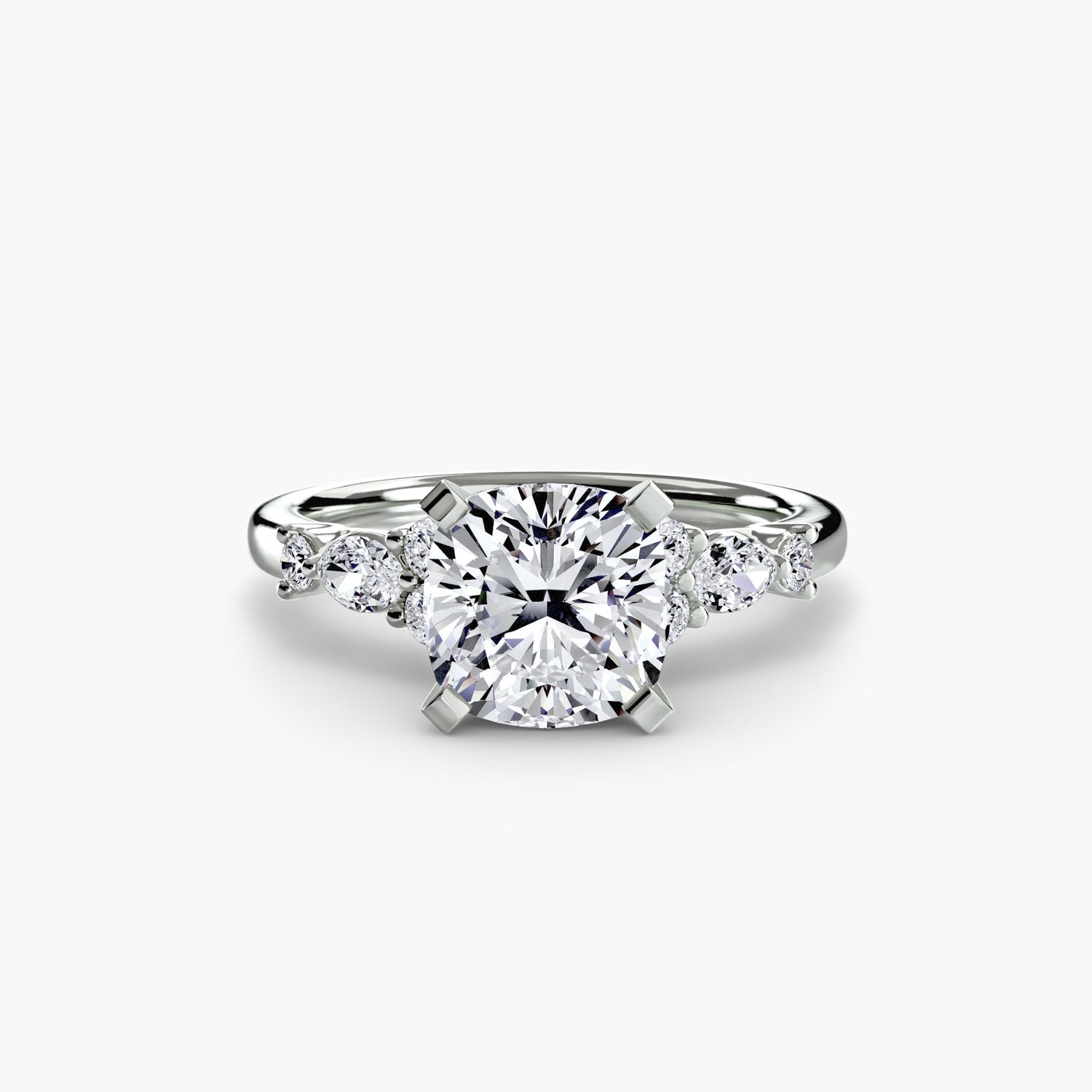 Setting Gold with Precious Stone – angle view