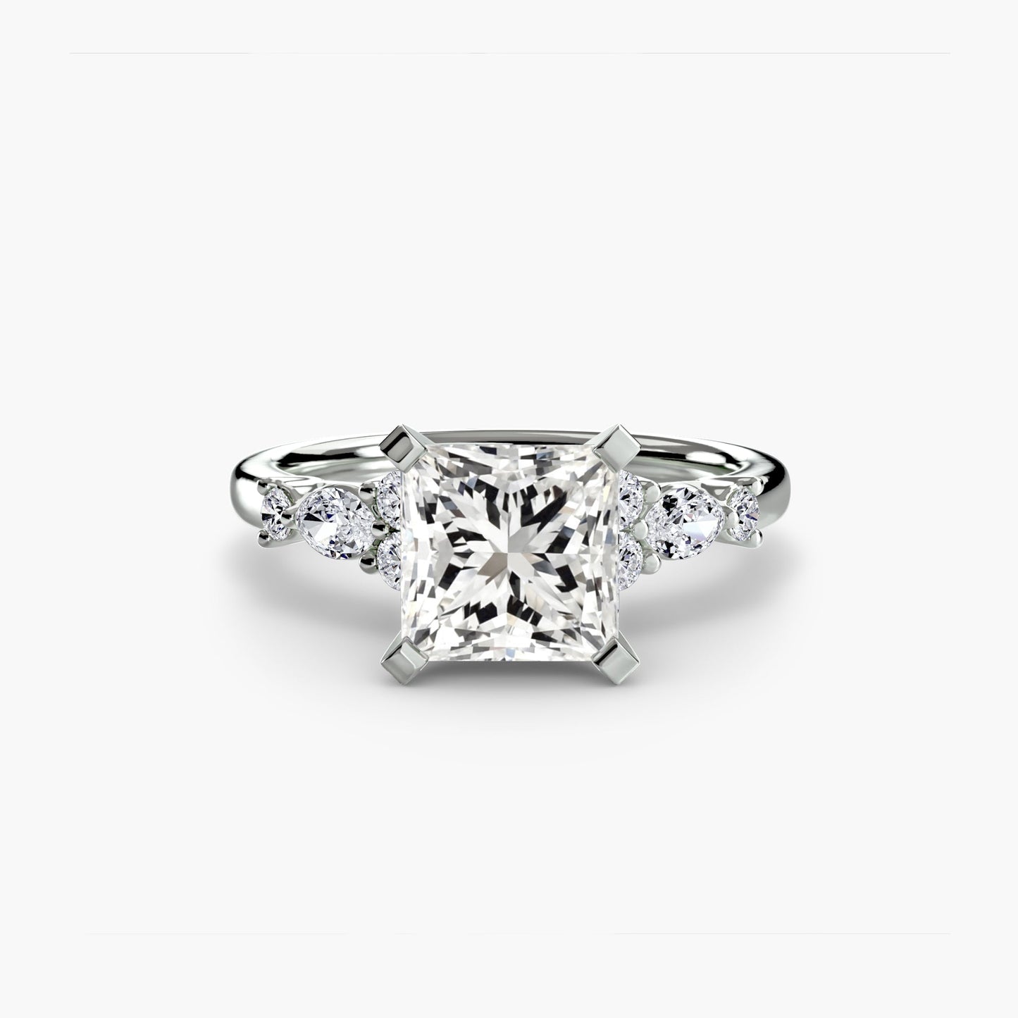 Precious Stone Setting -ct Gold – side view