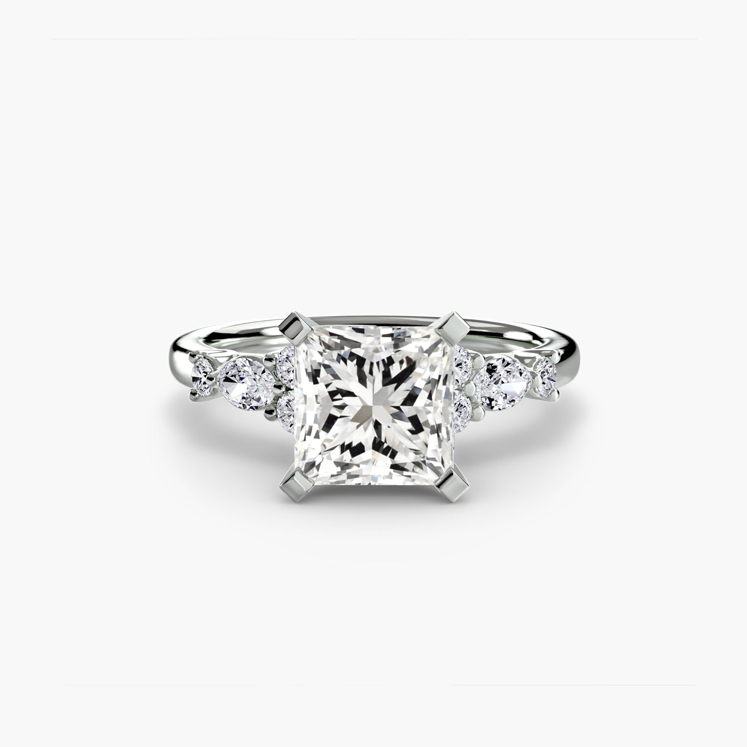 Precious Stone Setting -ct Gold – side view