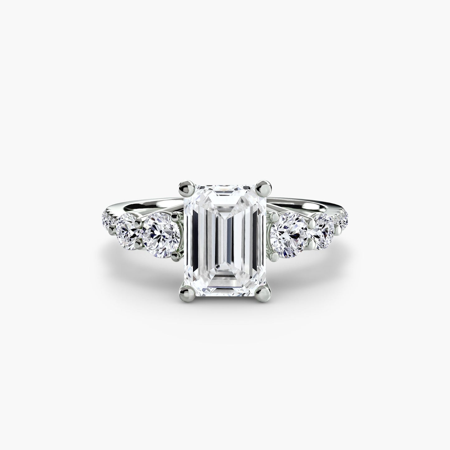 Brilliant Diamond Setting 0.49-ct Gold – back view