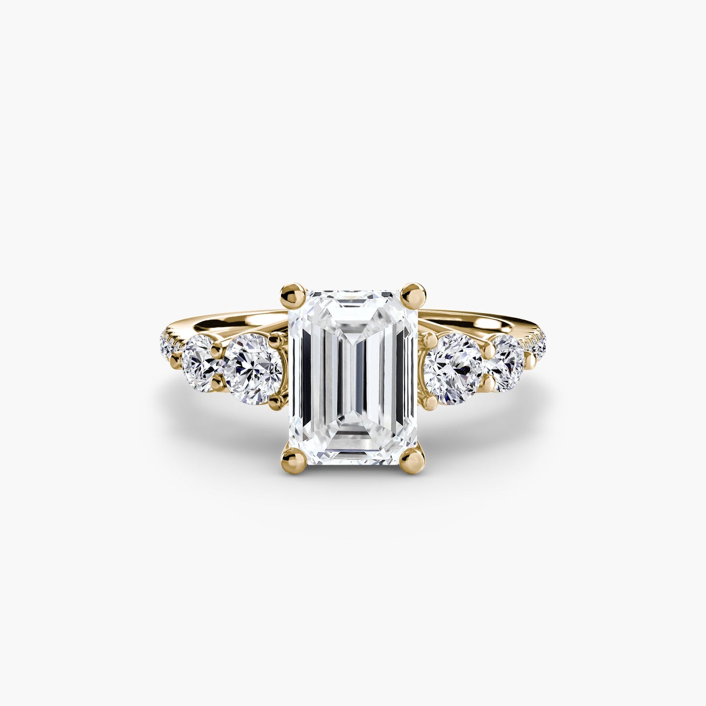 Brilliant Diamond Setting 0.49-ct Gold – back view