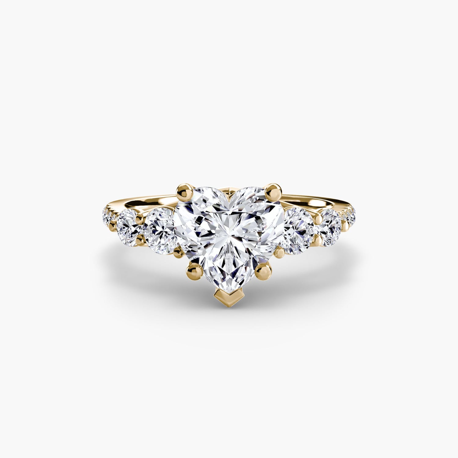 Fine Brilliant Diamond Setting 0.49 ct – detail view