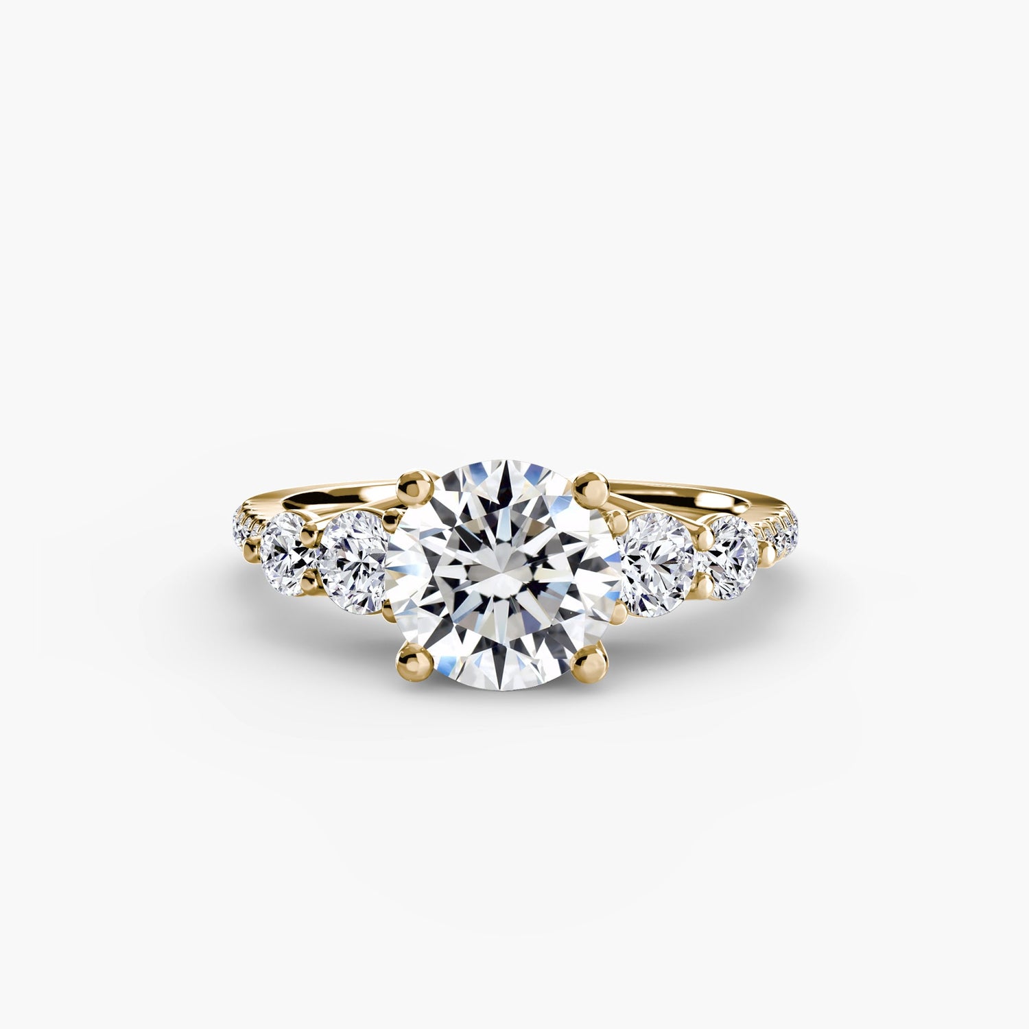 Authentic Brilliant Diamond Setting – front view