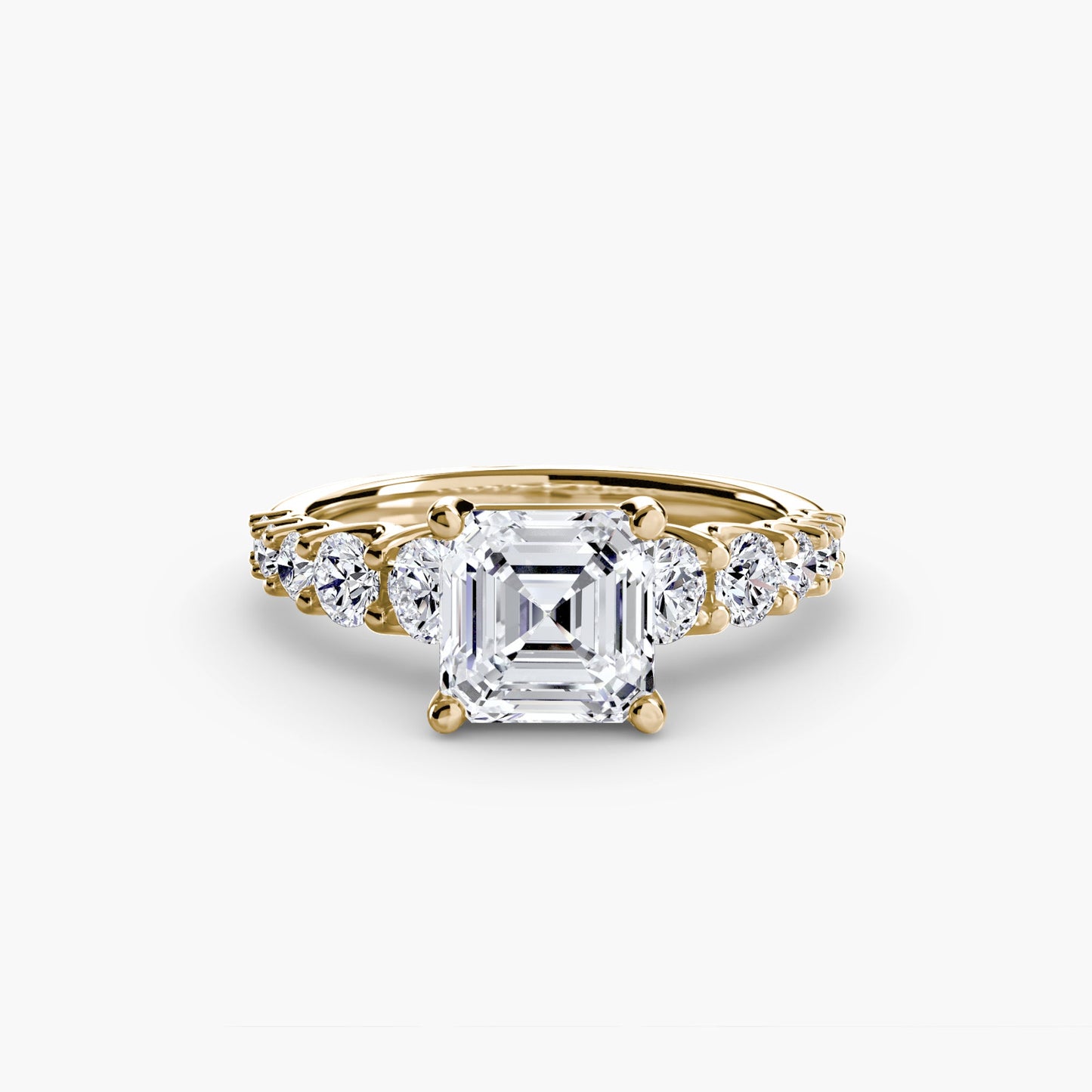 Natural Brilliant Diamond Setting 1.38 ct Gold – close-up