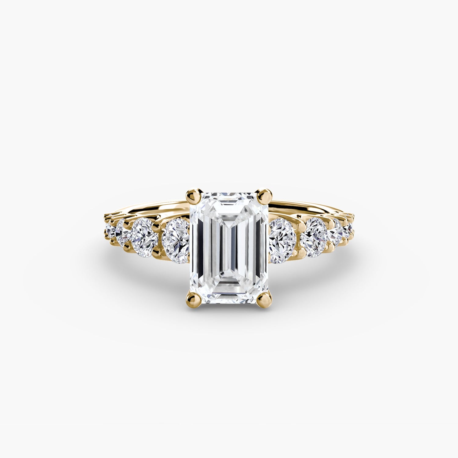 Brilliant Diamond Setting 1.38-ct Gold – back view