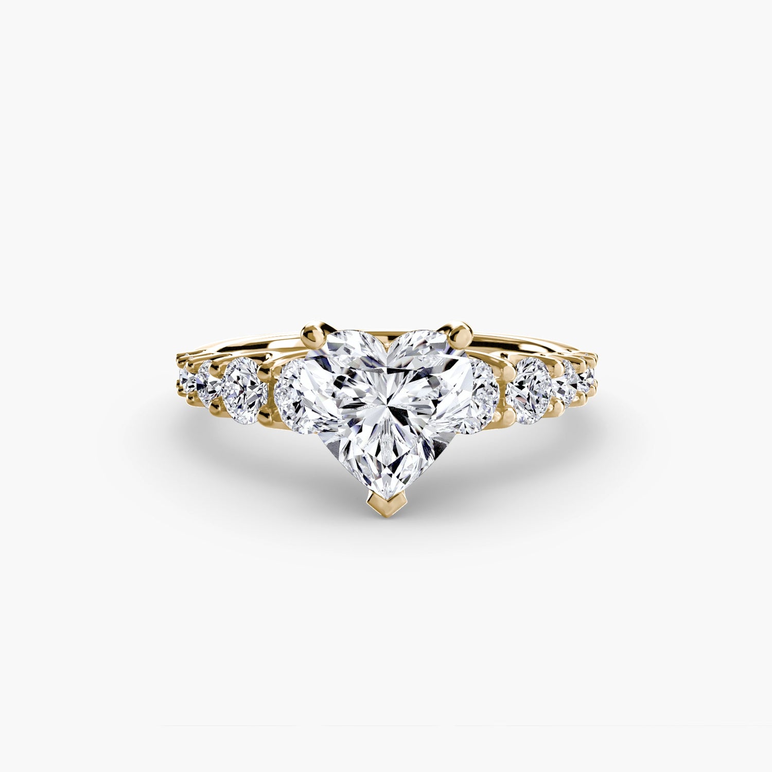 Natural Brilliant Diamond Setting – detail view