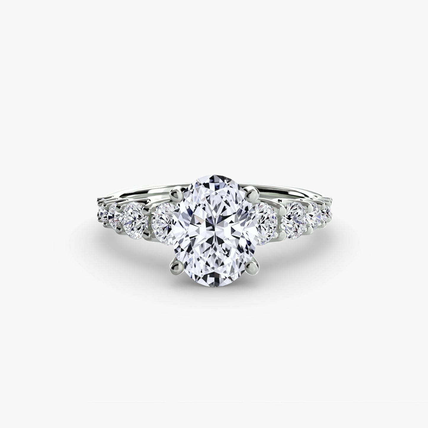 Brilliant Diamond Setting 1.38-ct Gold – profile view
