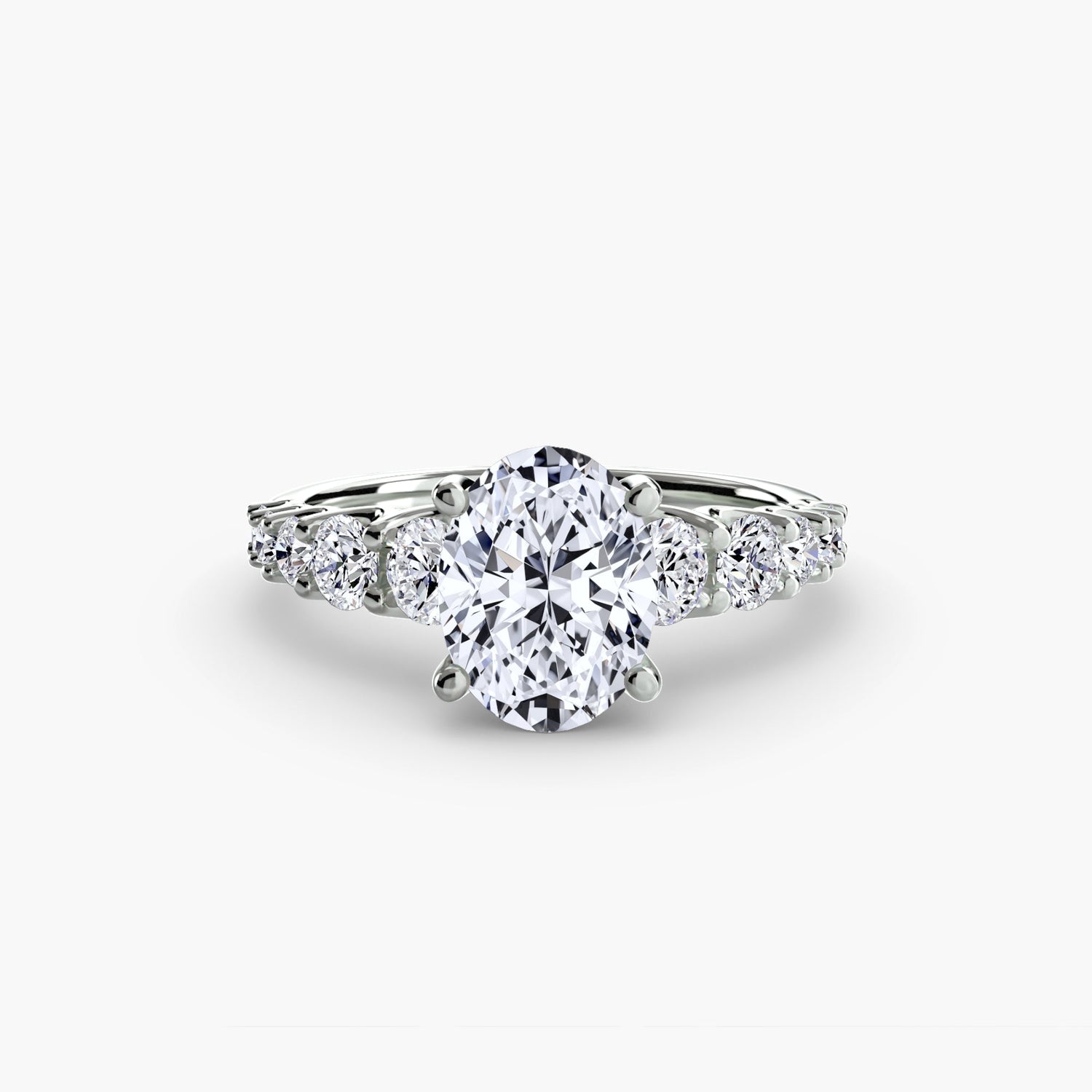 Brilliant Diamond Setting 1.38-ct Gold – profile view