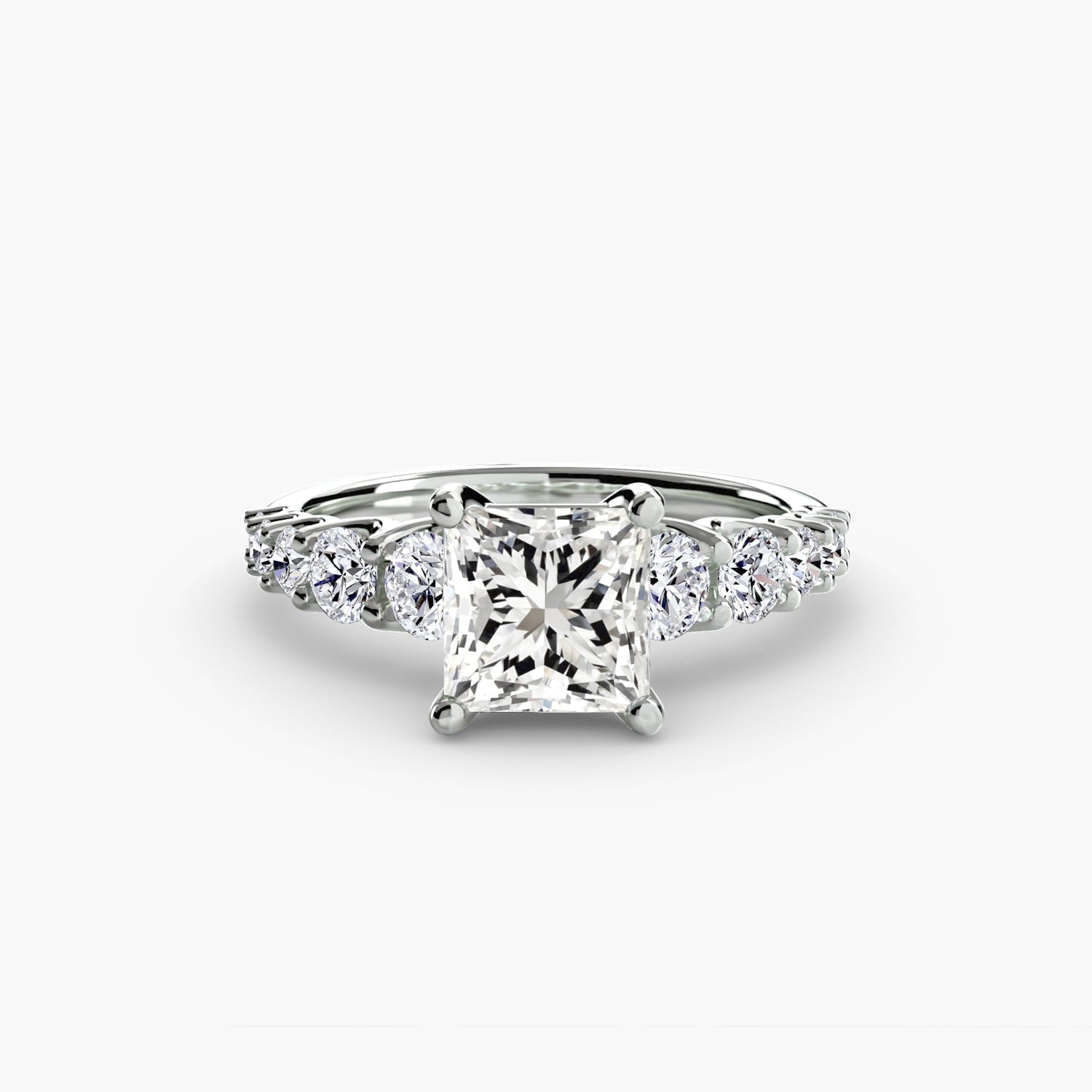 Brilliant Diamond Setting 1.38-ct Gold – side view