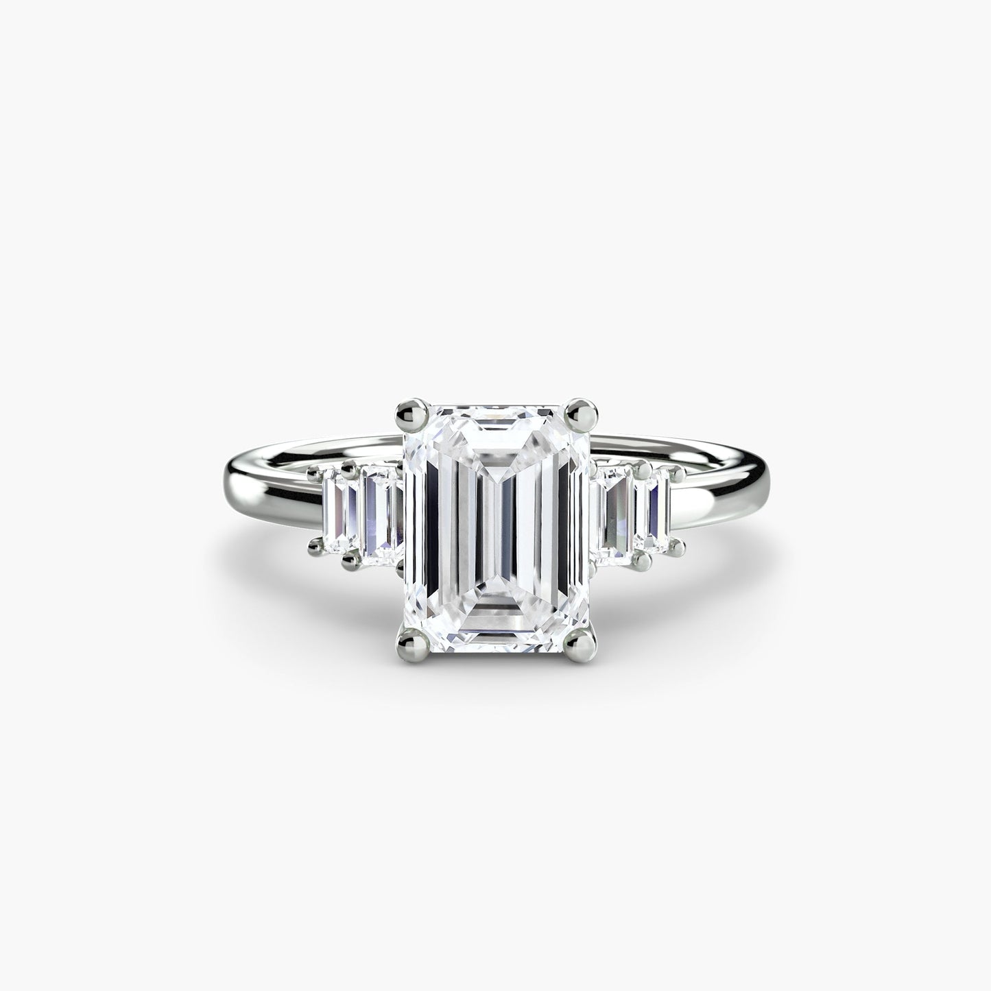 Diamond Setting 0.17-ct Gold – back view
