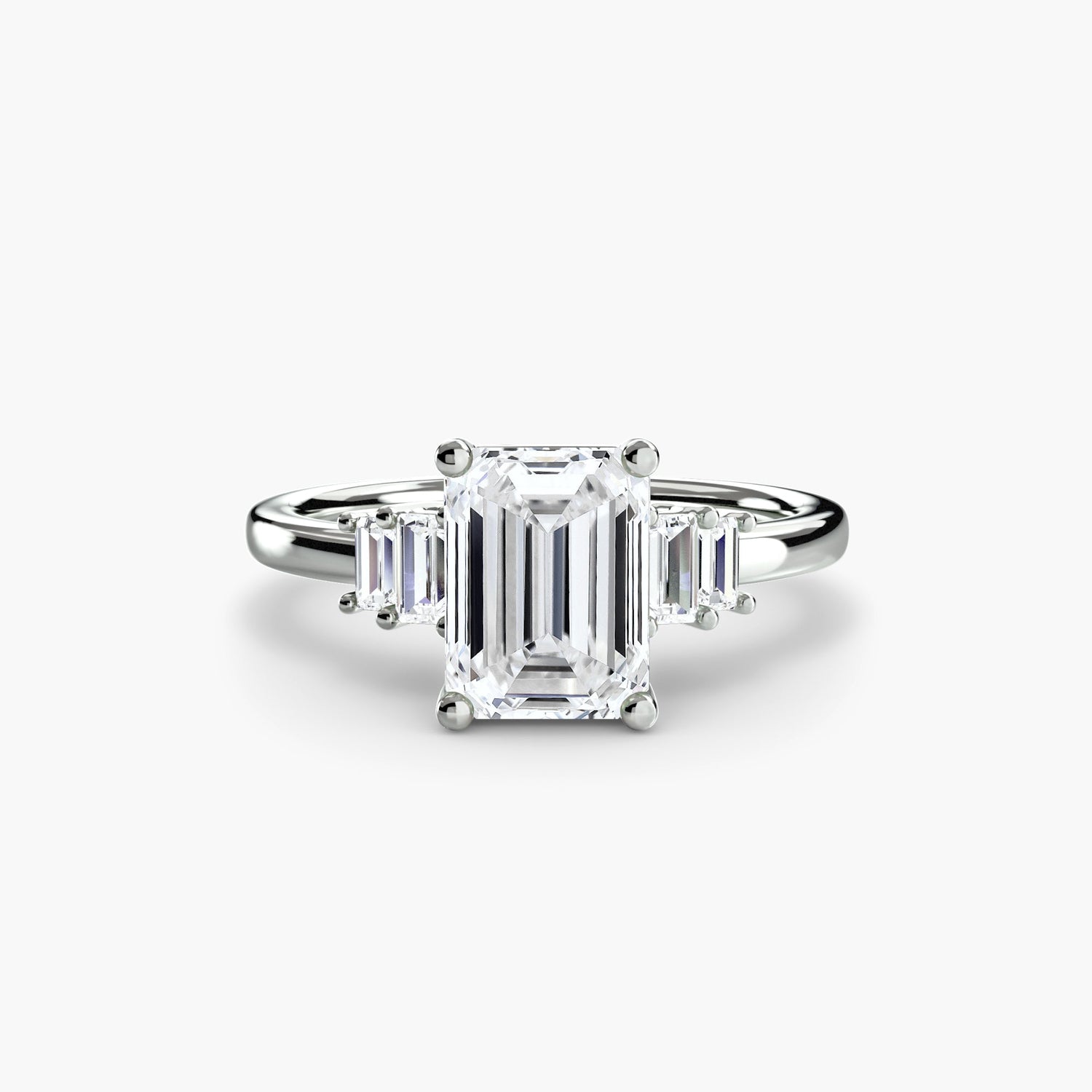 Diamond Setting 0.17-ct Gold – back view
