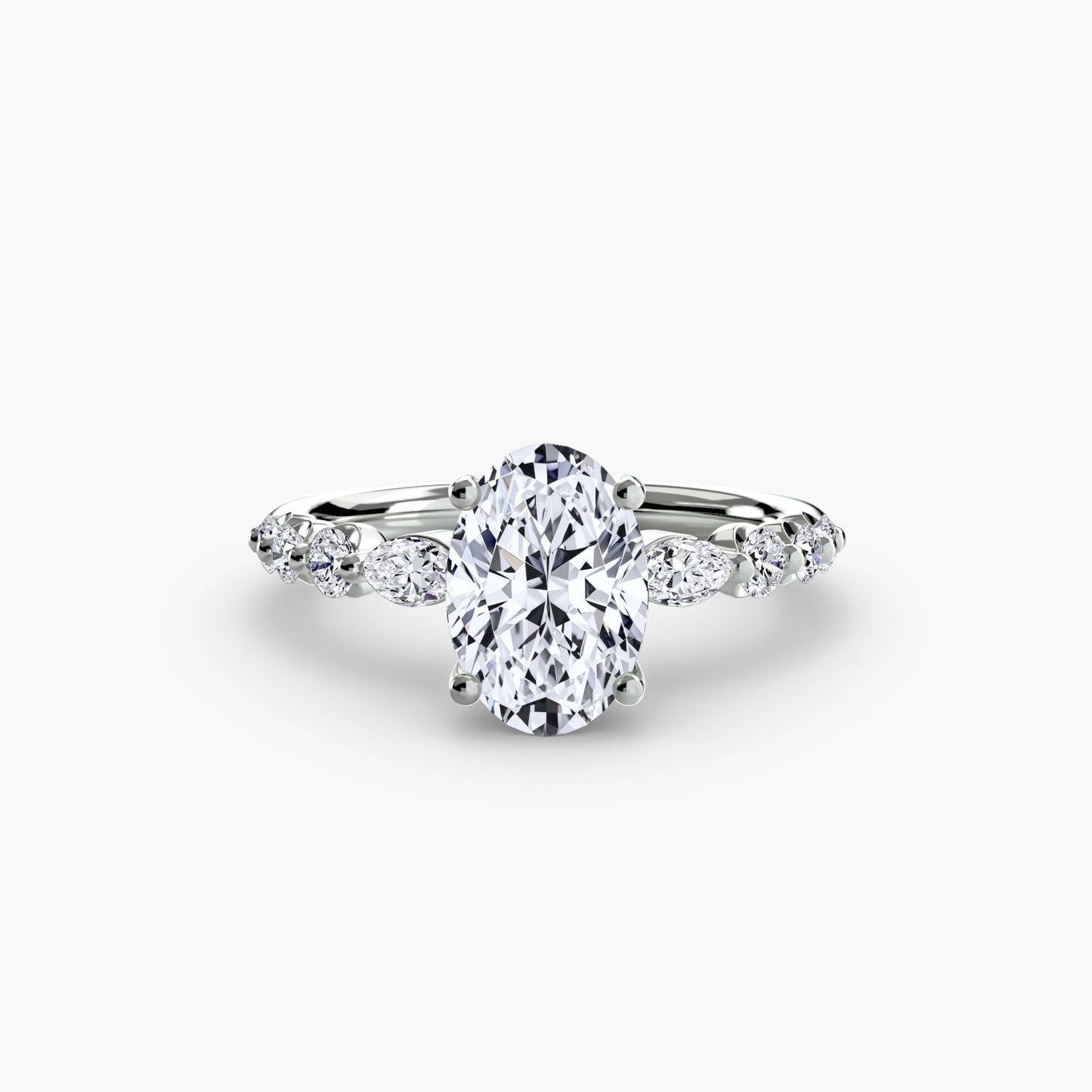 Brilliant Diamond Setting 0.29-ct Gold – profile view