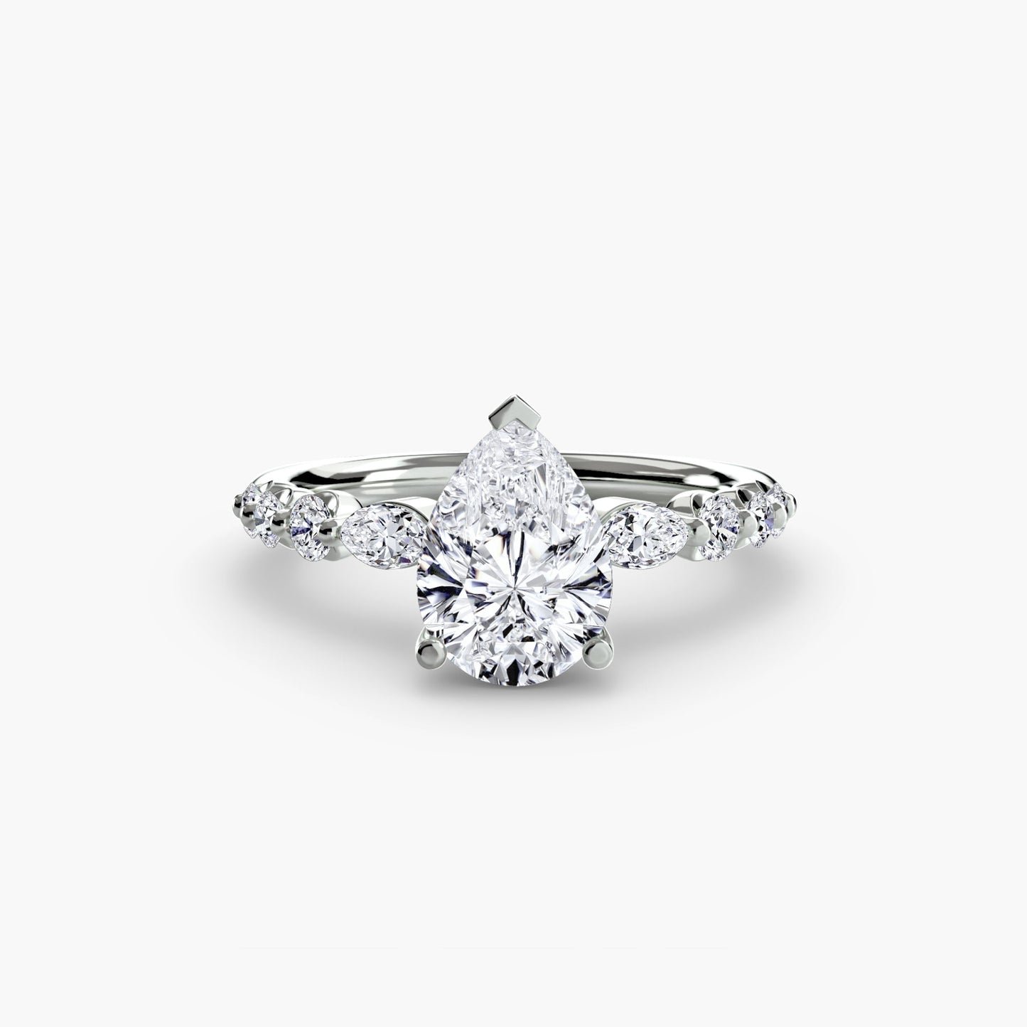 Brilliant Diamond Setting 0.29-ct Gold – top view