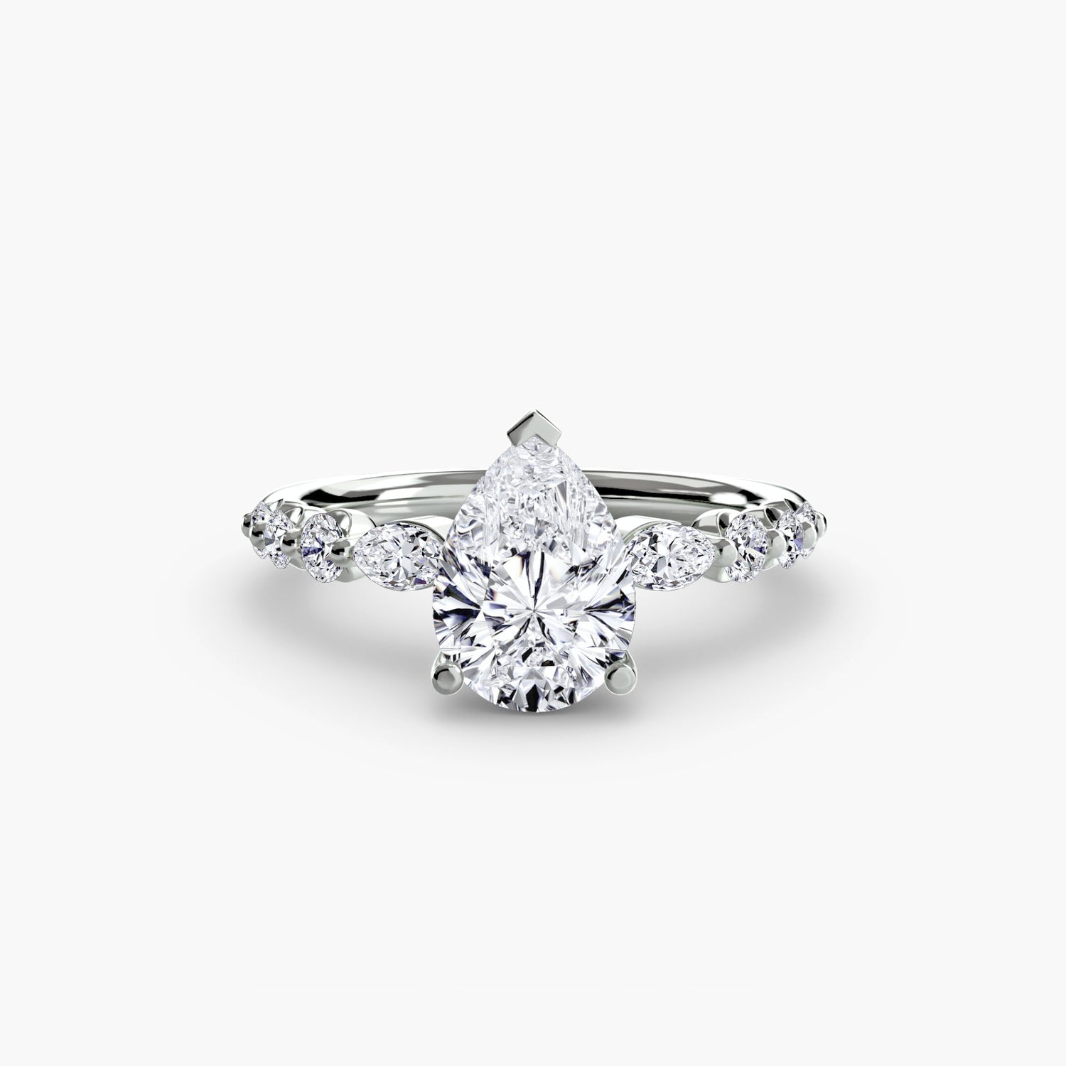 Brilliant Diamond Setting 0.29-ct Gold – top view