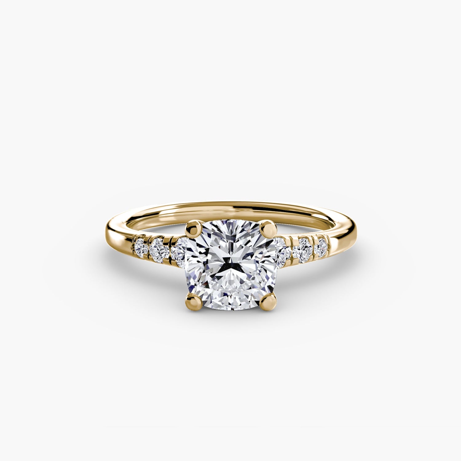 Authentic Precious Stone Setting – angle view