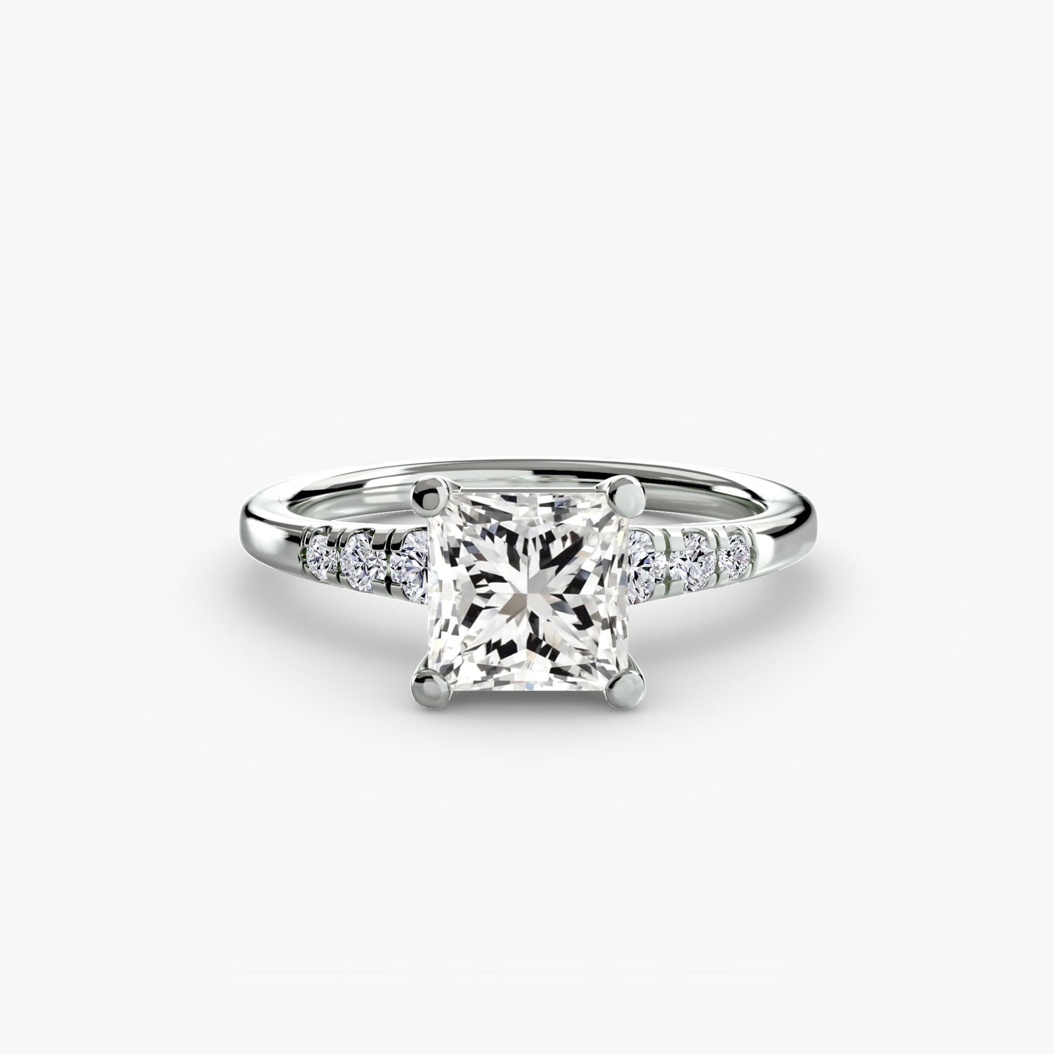 Precious Stone Setting -ct Gold – side view