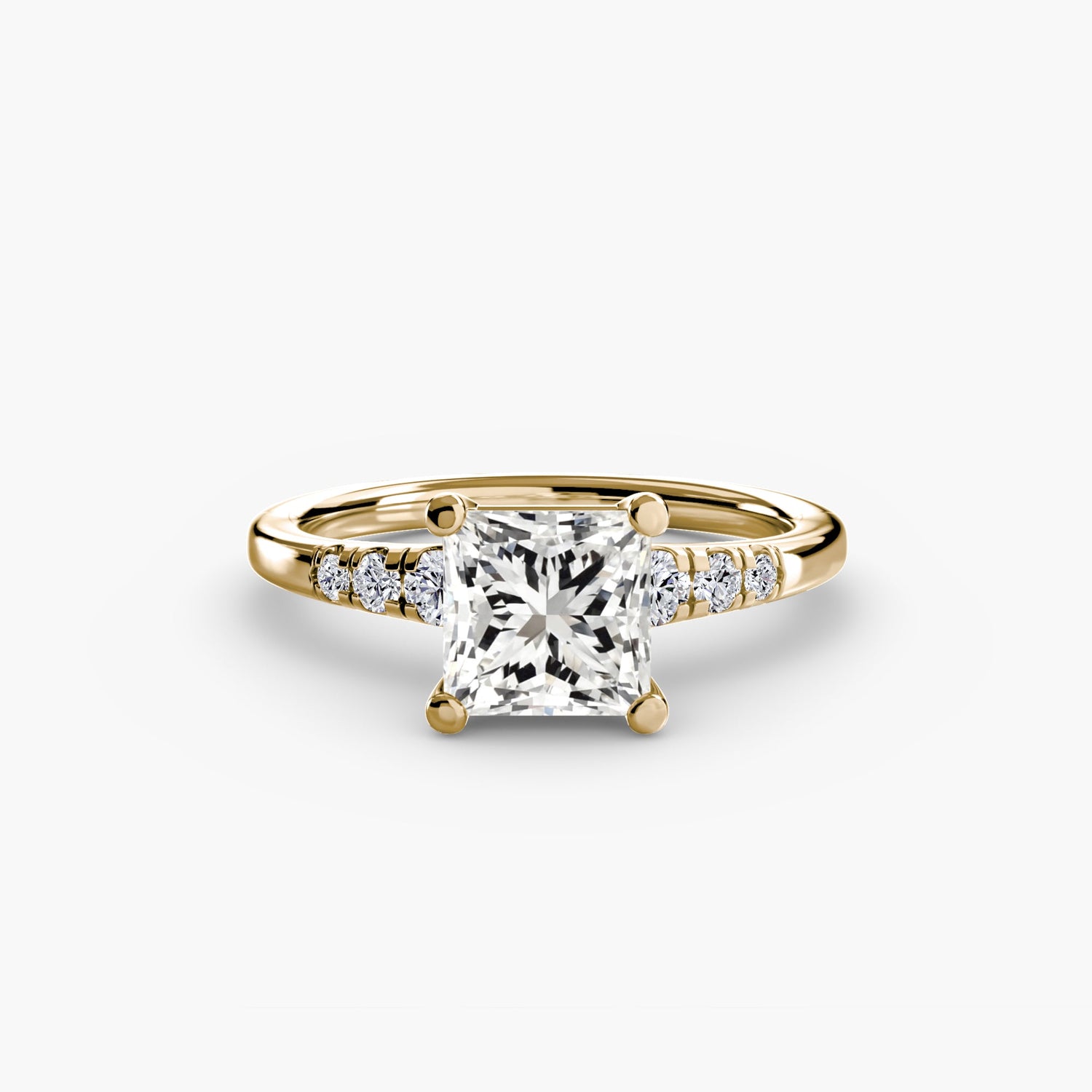 Precious Stone Setting -ct Gold – side view
