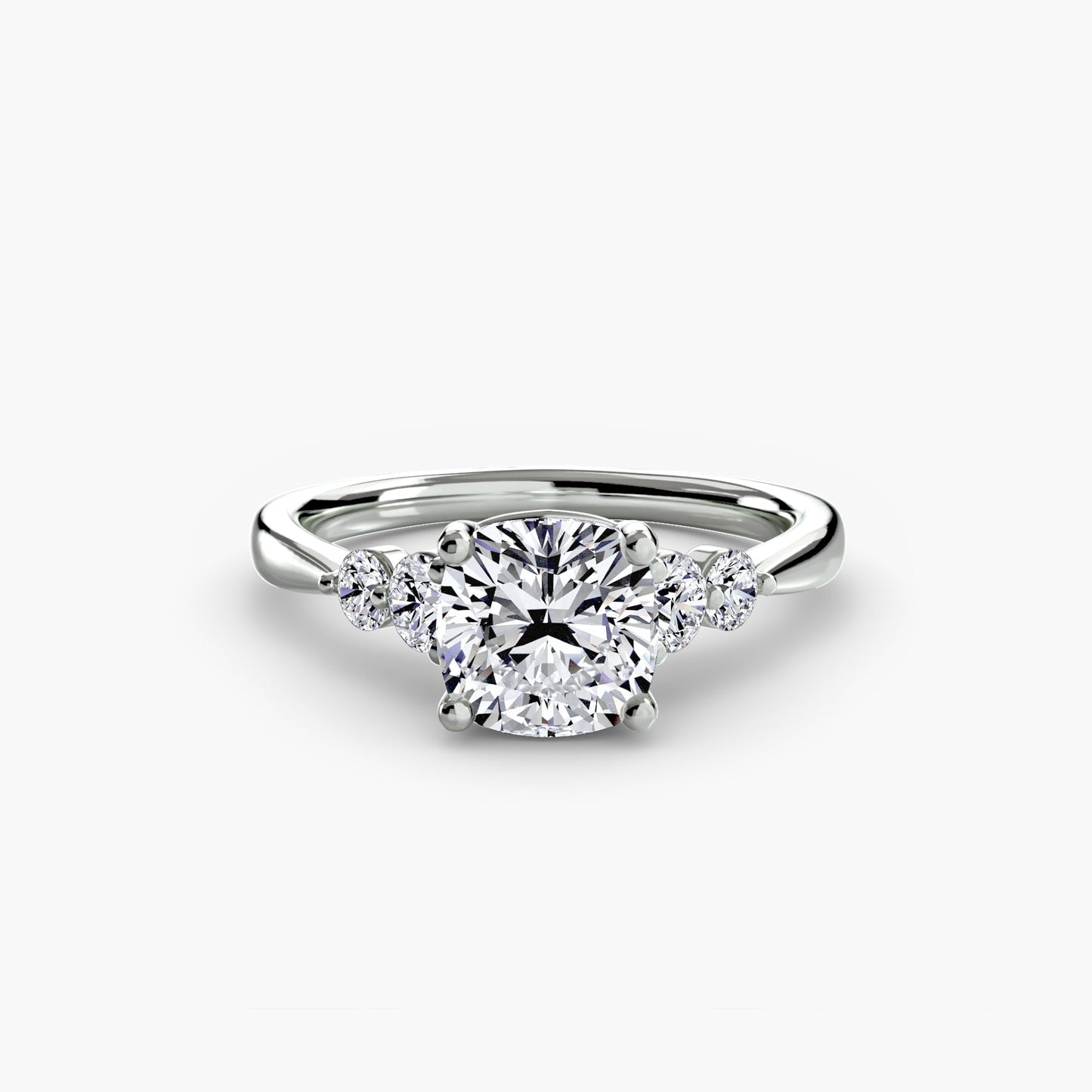 Earth-Mined Gemstone Setting – angle view