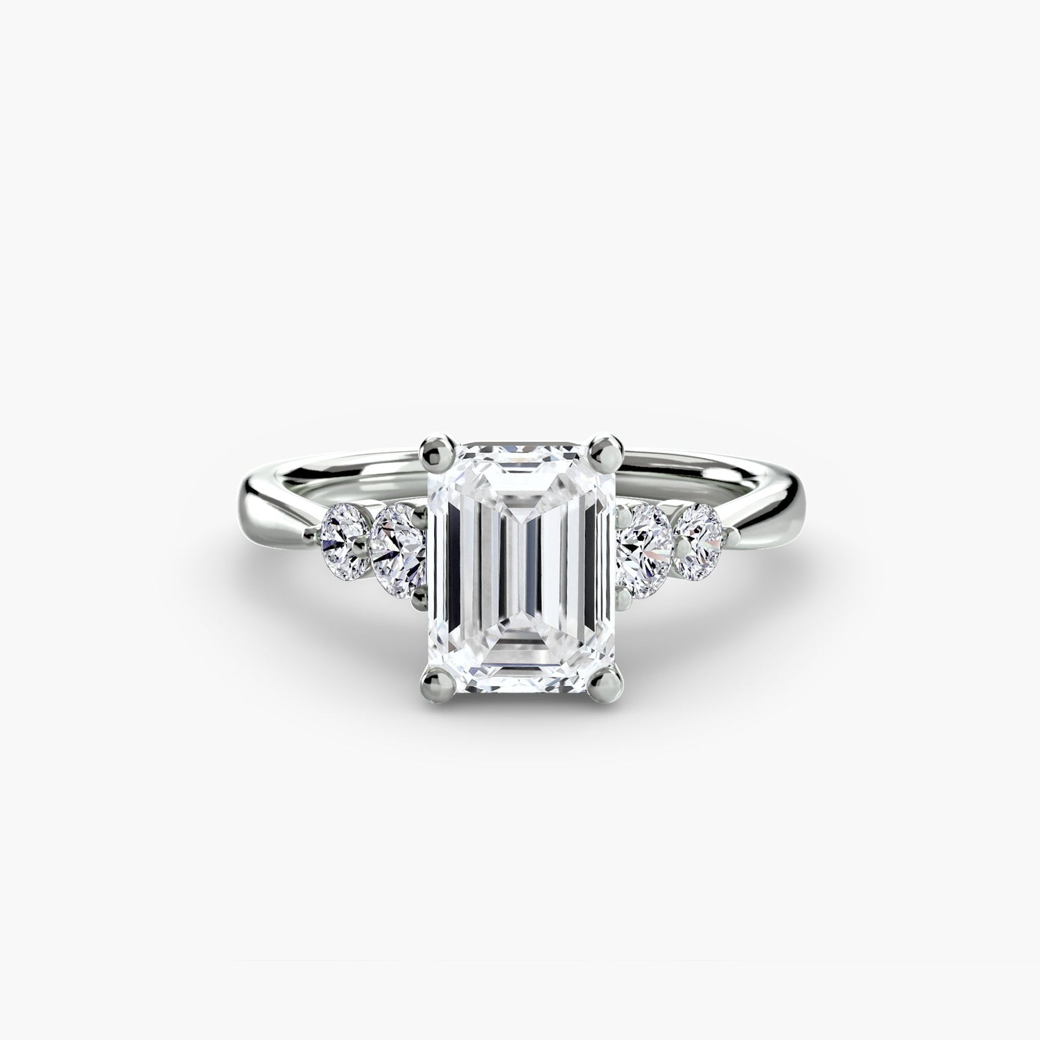 Earth-Mined Gemstone Setting – back view