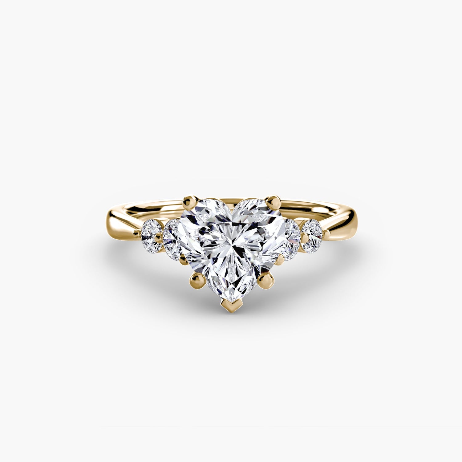 Earth-Mined Gemstone Setting ct Gold – detail view