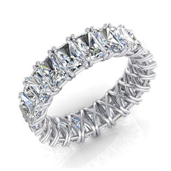 Radiant Cut Eternity Band 11 Ct. Gold Lab Grown Diamond Jewelry