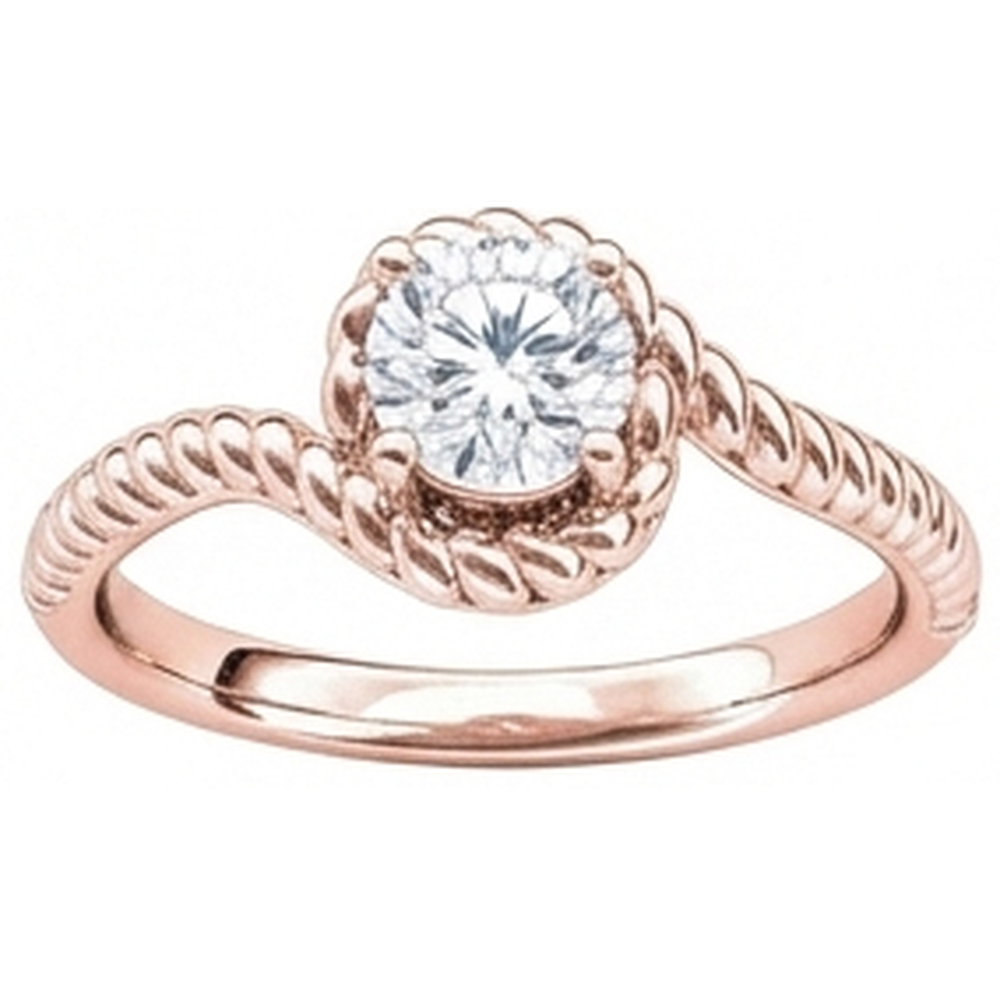 natural round diamond 1.75ct ring close up detail