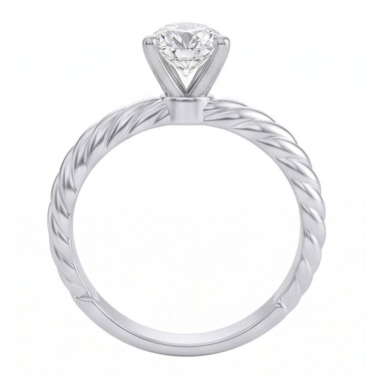 natural pear diamond 1.50ct ring close up detail