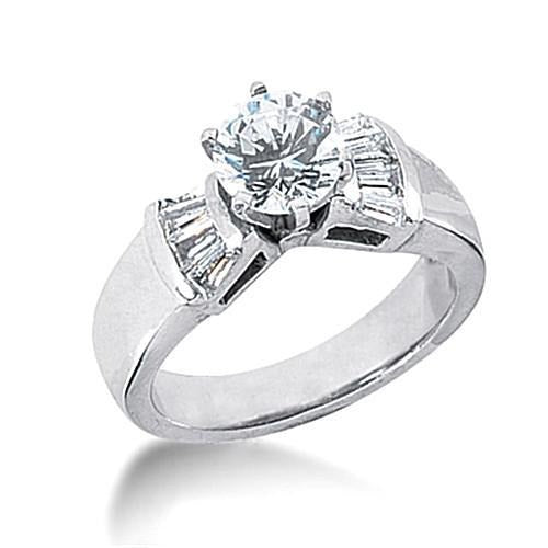 Real 2.25 Carat Diamonds Anniversary Ring Three Stone Style Jewelry - Three Stone Ring-harrychadent.ca