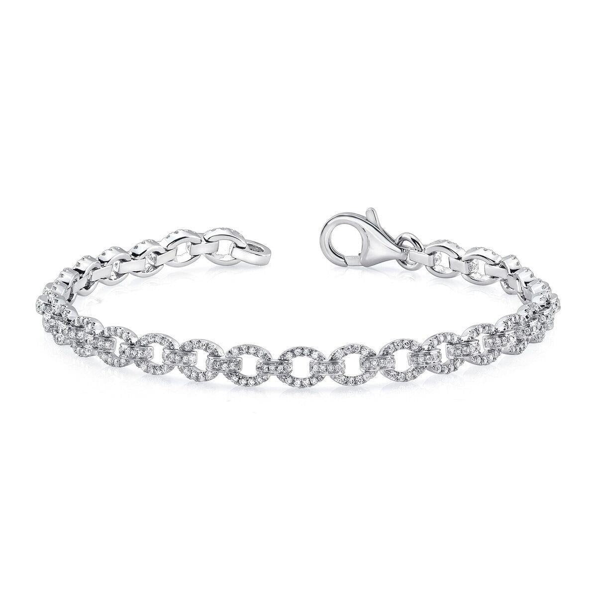 Real 5 Ct Diamond Tennis Women Bracelet - Tennis Bracelet-harrychadent.ca