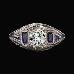 Real Art Deco Engagement Ring