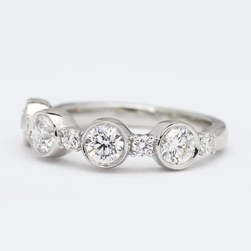 Real Diamond Anniversary Wedding Band 2.25 Carats Ladies Jewelry