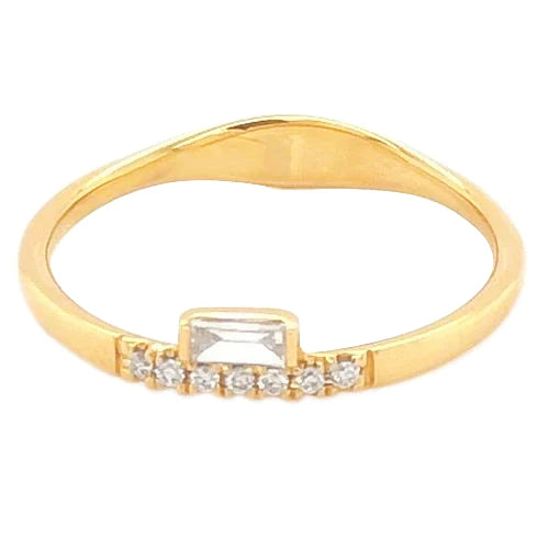 Real Diamond Band Prong Set 0.71 Carats Women Yellow Gold 14K Jewelry New