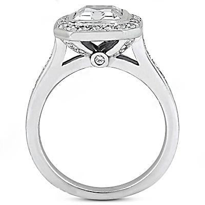 Real Diamond Emerald Ring 2.25 Carats