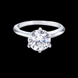 Real Diamond Engagement Ring And Band Set 1.5 Carats White Gold 14K