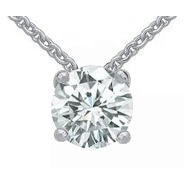 Real Diamond Pendant White Gold 1.25 Ct. Diamond Necklace - Pendant-harrychadent.ca