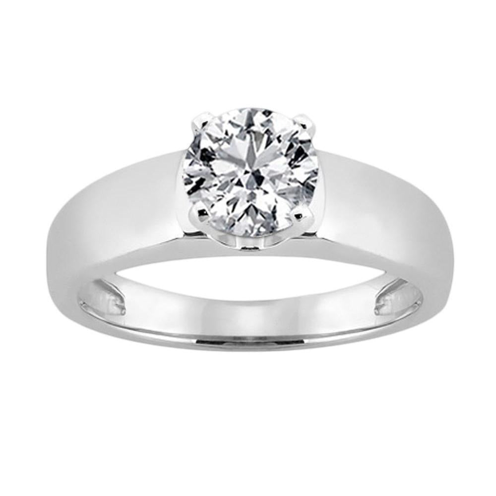 Real Diamond Solitaire Ring 2.50 Ct. Women Jewelry White Gold 14K - Solitaire Ring-harrychadent.ca