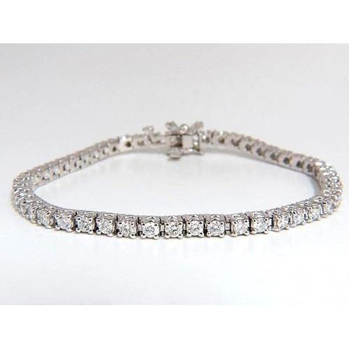 Real Diamond Tennis Bracelet