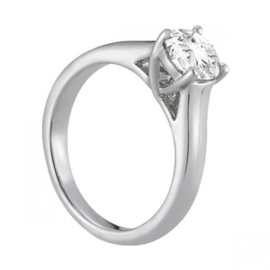Real Round Diamond 1.51 Carats Solitaire Engagement Ring - Solitaire Ring-harrychadent.ca